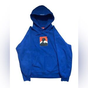Royal Blue Portrait Supreme Hoodie (made in CANADA)